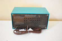 Load image into Gallery viewer, Mariner Blue White 1955 Admiral Model 5C48N AM Vacuum Tube Radio Rare Colors Sounds Great!