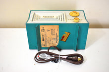 Load image into Gallery viewer, Mariner Blue White 1955 Admiral Model 5C48N AM Vacuum Tube Radio Rare Colors Sounds Great!