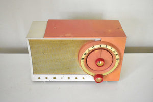 赤と白 1954-1955 アドミラル モデル 5T35 真空管ラジオ ビッグスピーカーサウンド!