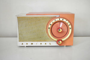 赤と白 1954-1955 アドミラル モデル 5T35 真空管ラジオ ビッグスピーカーサウンド!