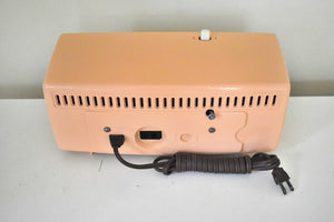 Creamsicle Pink 1959 Admiral Model Y875 Vacuum Tube AM Radio Sounds Great! Rare Model!
