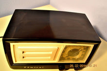 Load image into Gallery viewer, SOLD! - March 14, 2014 - BEAUTIFUL Retro Vintage Black Ivory 1951 Admiral 5J21N Tube AM Radio WORKS! - [product_type} - Admiral - Retro Radio Farm
