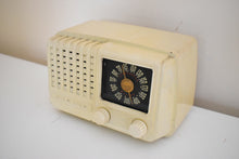 Load image into Gallery viewer, Alabaster Art Deco Vintage Retro Industrial Age 1948 Air King Model A-511-512 Bakelite Tube Radio Works Like A Charm!