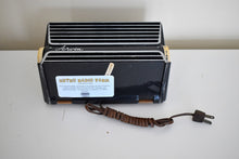 Load image into Gallery viewer, Charcoal 1958 Arvin Model 2581 Vacuum Tube AM Radio Great Receiver! What a Cutie!