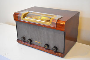 職人手作りの木製 1948 アービン モデル 263-T 真空管 AM ラジオ サウンドのビッグボックス!