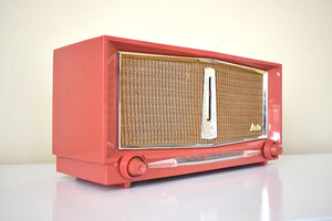 Coral 1956 Arvin Model 956T AM Vacuum Tube Radio Sci Fi Dashboard Excellent Plus Condition! Sounds Wonderful!