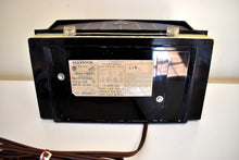 画像をギャラリービューアに読み込む, Bluetooth 準備完了 - セーブル ブラックとグレー ヴィンテージ 1953 RCA Victor モデル 6-XD-5 「ザ グレンドン」真空管ラジオ デュアル スピーカー サウンドも見た目も素晴らしい。