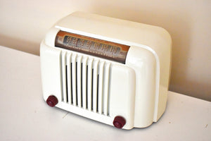 Classic Ivory 1947 Bendix Aviation Model 526A Bakelite AM Vacuum Tube AM Radio Totally Restored Sounds Wonderful!