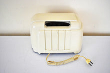 Load image into Gallery viewer, Ivory White 1946 Bendix Model 526B &quot;The Toaster&quot; Vacuum Tube AM Radio So Cute! Excellent Performer!