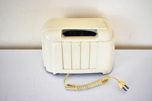 Ivory White 1946 Bendix Model 526B "The Toaster" Vacuum Tube AM Radio So Cute! Excellent Performer!