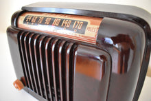 Load image into Gallery viewer, Marble Brown Bakelite 1949 Bendix Model 526 AM Vacuum Tube Radio Classic Design! Sounds Great! Love This One!