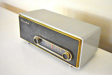 Load image into Gallery viewer, Uber Modern Design Gray 1956 Crosley Ranchero T-60GY AM Vacuum Tube Radio Excellent Plus Condition Stylistically Ahead Of Its Time!