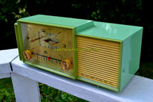 Charger l&#39;image dans la galerie, SOLD! - Oct 9, 2017 - MINT GREEN Mid Century Retro Vintage 1959 Admiral 298 Tube AM Clock Radio Sounds Great! - [product_type} - Admiral - Retro Radio Farm