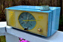 Charger l&#39;image dans la galerie, SOLD! - July 8, 2018 - WEDGEWOOD BLUE Retro Mid Century Vintage 1965 Arvin Model 53R05 AM Tube Clock Radio Works Great Looks Great! - [product_type} - Arvin - Retro Radio Farm