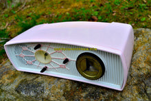 Load image into Gallery viewer, SOLD! - June 15, 2017 - JUDY Jetson Pink Mid Century Retro Antique 1957 Philips Model B1C12U AM Tube Clock Radio Totally Restored and Rare As Can Be! - [product_type} - Philips - Retro Radio Farm