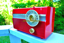 画像をギャラリービューアに読み込む, SOLD! - Dec. 6, 2017 - FLAME RED Mid Century Jet Age Retro 1959 Philco Model E-812-124 Tube AM Radio Totally Awesome!! - [product_type} - Philco - Retro Radio Farm