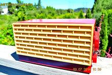 Charger l&#39;image dans la galerie, SOLD! - Dec 25, 2014 - CRIMSON RED Retro Vintage 1950&#39;s or 60&#39;s Teletone Unknown Model AM Tube Radio WORKS! - [product_type} - Teletone - Retro Radio Farm
