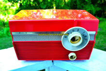 Charger l&#39;image dans la galerie, SOLD! - Dec. 6, 2017 - FLAME RED Mid Century Jet Age Retro 1959 Philco Model E-812-124 Tube AM Radio Totally Awesome!! - [product_type} - Philco - Retro Radio Farm