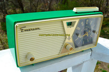 Load image into Gallery viewer, SOLD! - Apt 24, 2017 - PRISTINE Emerald Green Emerson Model 883 Series B Tube AM Clock Radio Mid Century Rare Color Sounds Great! - [product_type} - Emerson - Retro Radio Farm