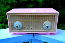 Load image into Gallery viewer, SOLD! - Sept 6, 2017 - BLUETOOTH MP3 READY - BUBBLE GUM Pink Vintage 1955 Admiral Model 244 AM Tube Radio Works Great! - [product_type} - Admiral - Retro Radio Farm