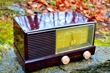 画像をギャラリービューアに読み込む, SOLD! - May 27, 2017 - BLUETOOTH MP3 READY - Burgundy Marbled 1950 General Electric Model 414 AM Tube Radio - [product_type} - General Electric - Retro Radio Farm