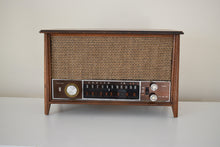 Load image into Gallery viewer, Bluetooth Ready To Go - Tableau Wood 1963 Zenith Model K731 AM FM Vacuum Tube Radio Sounds Fantastic!