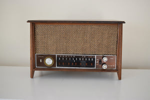 Bluetooth Ready To Go - Tableau Wood 1963 Zenith Model K731 AM FM Vacuum Tube Radio Sounds Fantastic!