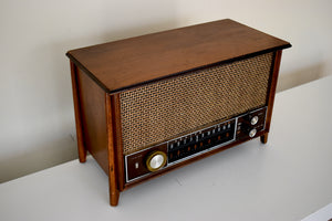 Bluetooth Ready To Go - Tableau Wood 1963 Zenith Model K731 AM FM Vacuum Tube Radio Sounds Fantastic!