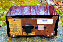 Load image into Gallery viewer, SOLD! - May 27, 2017 - BLUETOOTH MP3 READY - Burgundy Marbled 1950 General Electric Model 414 AM Tube Radio - [product_type} - General Electric - Retro Radio Farm