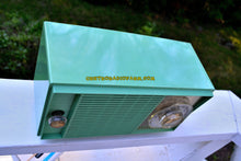 Load image into Gallery viewer, SOLD! - Aug 19, 2017 - BLUETOOTH MP3 READY SEA GREEN 1959 General Electric Model T-129C Tube Radio - [product_type} - General Electric - Retro Radio Farm