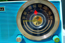 Load image into Gallery viewer, SOLD! - Dec 19, 2017 - POSEIDON BLUE Mid Century Vintage 1963 Motorola Model A18B49 AM Tube Radio Excellent Condition! - [product_type} - Motorola - Retro Radio Farm