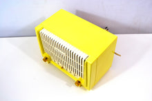 Load image into Gallery viewer, SOLD! - Oct. 25, 2018 - Lemon Yellow 1955 Granco Model 7TAF AM/FM Tube Antique Radio Extremely Rare and Sounds Great! - [product_type} - Granco - Retro Radio Farm