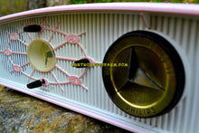 Charger l&#39;image dans la galerie, SOLD! - June 15, 2017 - JUDY Jetson Pink Mid Century Retro Antique 1957 Philips Model B1C12U AM Tube Clock Radio Totally Restored and Rare As Can Be! - [product_type} - Philips - Retro Radio Farm