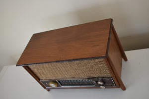 Bluetooth Ready To Go - Tableau Wood 1963 Zenith Model K731 AM FM Vacuum Tube Radio Sounds Fantastic!