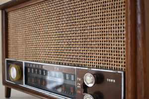 Bluetooth Ready To Go - Tableau Wood 1963 Zenith Model K731 AM FM Vacuum Tube Radio Sounds Fantastic!