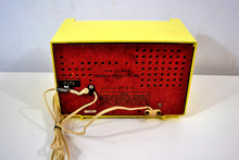 画像をギャラリービューアに読み込む, SOLD! - Oct. 25, 2018 - Lemon Yellow 1955 Granco Model 7TAF AM/FM Tube Antique Radio Extremely Rare and Sounds Great! - [product_type} - Granco - Retro Radio Farm