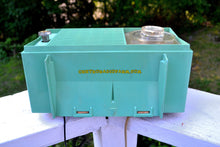 Charger l&#39;image dans la galerie, SOLD! - Aug 19, 2017 - BLUETOOTH MP3 READY SEA GREEN 1959 General Electric Model T-129C Tube Radio - [product_type} - General Electric - Retro Radio Farm