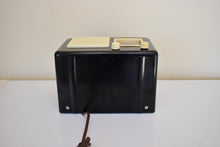 Load image into Gallery viewer, Ebony and Ivory 1947 General Television Model 100-1 Vacuum Tube AM Radio Works Great! Excellent Plus Condition!