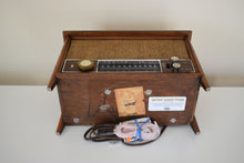 Load image into Gallery viewer, Bluetooth Ready To Go - Tableau Wood 1963 Zenith Model K731 AM FM Vacuum Tube Radio Sounds Fantastic!