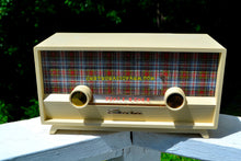 Load image into Gallery viewer, SOLD! - Dec 24, 2017 -  MAD FOR PLAID Ivory 1954 Capehart Model T-54 AM Tube Radio Totally Restored! - [product_type} - Capehart - Retro Radio Farm