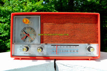 画像をギャラリービューアに読み込む, SOLD! - Nov 18, 2017 - CLEMENTINE ORANGE Mid Century Vintage 1960s Heathkit Model GR-38 AM Solid State Radio Impossible Rare Color Industrial Quality! - [product_type} - Heathkit - Retro Radio Farm