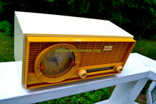 画像をギャラリービューアに読み込む, SOLD! - Sept 23, 2017 - MUSTARD Yellow Mid Century Vintage 1961 Travler 63C301 AM Tube Radio Pristine and Rare As Can Be! - [product_type} - Travler - Retro Radio Farm