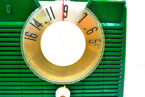 SOLD! - Dec. 11, 2018 - Lime Green 1958 Philco Model F815-124 Tube AM Radio Totally Restored Rare Color! - [product_type} - Philco - Retro Radio Farm