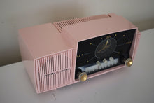 Charger l&#39;image dans la galerie, Bluetooth Ready To Go - Princess Pink 1959 GE General Electric Model 913D AM Vacuum Tube Clock Radio