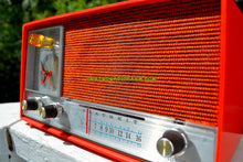 Load image into Gallery viewer, SOLD! - Nov 18, 2017 - CLEMENTINE ORANGE Mid Century Vintage 1960s Heathkit Model GR-38 AM Solid State Radio Impossible Rare Color Industrial Quality! - [product_type} - Heathkit - Retro Radio Farm