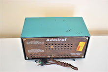 Load image into Gallery viewer, Mariner Blue White 1955 Admiral Model 5C48N AM Vacuum Tube Radio Rare Colors Sounds Great!