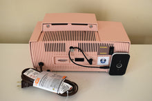 Load image into Gallery viewer, Bluetooth Ready To Go - Princess Pink 1959 GE General Electric Model 913D AM Vacuum Tube Clock Radio