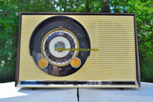 Charger l&#39;image dans la galerie, SOLD! - Oct 30, 2017 - CHOCOLATE BROWN Mid Century Sputnik Era Vintage 1957 General Electric 862 Tube AM Radio Near Mint! - [product_type} - General Electric - Retro Radio Farm