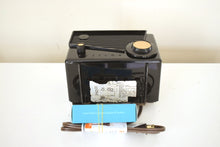 Load image into Gallery viewer, Bluetooth Ready To Go - Cube Black 1957 Emerson Model 851 AM Vacuum Tube Radio Black Beauty!!