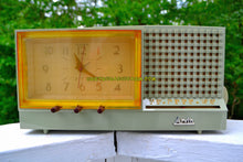 Load image into Gallery viewer, SOLD! - Dec 26, 2018 - Sage Green Mid Century Retro Vintage 1956 Arvin Model 957T AM Tube Clock Radio Works Great! - [product_type} - Arvin - Retro Radio Farm